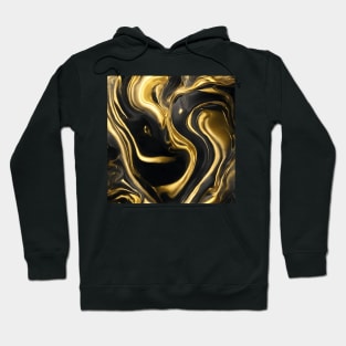 ELEGANT GOLDEN LIQUID MARBLE DESIGN, IPHONE CASE AND MORE Hoodie